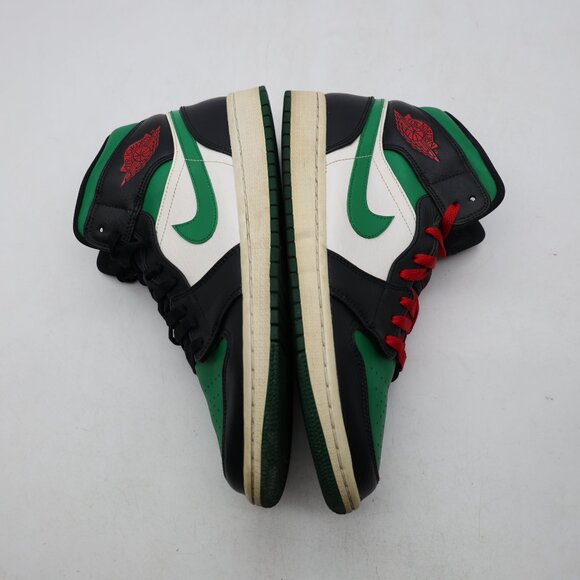 Nike Air Jordan 1 Men’s Size 10.5 Mid Pine Green Black Sneakers 554724-067 - Picture 8 of 10